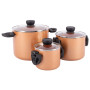 Sada hrncov Bo-Camp Slauson 3 pcs ružová/čierna Bronz