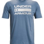 Pánske tričko Under Armour Team Issue Wordmark SS svetlomodrá MineralBlue//ModGray