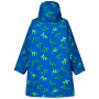 Detský nepremokavý kabát Regatta Junior Changing Robe Olymp Blue Dino