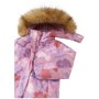 Dievčenská zimná bunda Reima Muurame Grey Pink