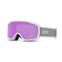 Dámske lyžiarske okuliare Giro Moxie biela White Grey Chute Amber Pink/Yellow