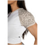 Dámske tričko Nebbia Crop Top Leopard '97 Primal
