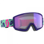 Lyžiarske okuliare Scott Factor Pro Light Sensitive fialová mint green/neon pink/light sensitive blue chrome