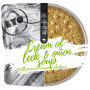 Dehydrované jedlo Lyo food Cream of Leek & Onion Soup with Pecorino Romano and Chickpeas