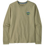 Pánske tričko Patagonia Long-Sleeved Great Waves Responsibili-Tee zelená Gumtree Green