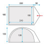 Set stanu Loap Sap 2 + 2x spacák Denali + 2x karimatka Tama