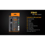 Set LED svietidlo Fenix FD41 + 2600 mAh Aku s USB