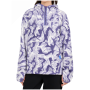 Dámska mikina 4F Fleece F504 biela/fialová Multicolour Allover