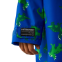 Detský nepremokavý kabát Regatta Junior Changing Robe Olymp Blue Dino