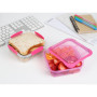 Box na potraviny Sistema Square Lunch Stack TO GO 1,24l
