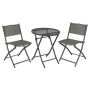 Kempingový set Bo-Camp Bistro Set 3 sivá Grey