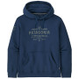 Mikina Patagonia Forge Mark Uprisal Hoody tmavě modrá