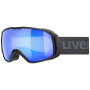 Lyžiarske okuliare Uvex Xcitd CV čierna black matt SL/blue-green