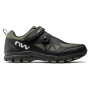 Pánske cyklistické tretry Northwave Corsair čierna/zelená Black/Forest green