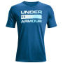 Pánske tričko Under Armour Team Issue Wordmark SS modrá Cruise Blue / / Fresco Blue