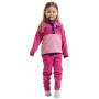 Detská mikina Didriksons Monte Kids Half Bu 6 Cactus Pink