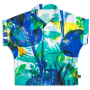 Košeľa Wouki Hitode forest blue modrá Forest blue