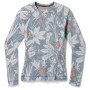 Dámske funkčné tričko Smartwool W Classic Thermal Merino BL Crew Boxed 2023 svetlomodrá Winter Sky Floral