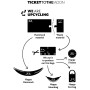 Vreckové frisbee Ticket to the moon Pocket Moon Disc