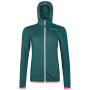 Dámska minika Ortovox W's Fleece Light Grid Hooded Jacket