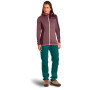 Dámska funkčná mikina Ortovox Fleece Light Grid Hooded Jkt W