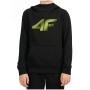 Detská mikina 4F Sweatshirt M2761 Deep Black čierna Deep Black