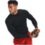 Pánske tričko Under Armour HG Armour Comp Mock LS