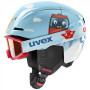 Set prilby Uvex Viti set 2023 svetlomodrá light blue birdy