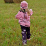 Detské softshellové nohavice WAMU Purple