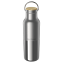 Termoska Klean Kanteen Rise Reflect 16oz (w/ Bamboo Cap) strieborná Brushed Stainless