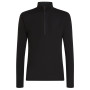 Pánske funkčné tričko Icebreaker M 175 Everyday LS Half Zip čierna Black