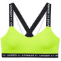 Podprsenka Under Armour Crossback Low žltá/čierna HighVisYellow/Black/White