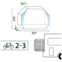 Krycia plachta Brunner Bike Wrapper 2/3