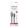 Nabíjací a dátový kábel Swissten Textile USB / Lightning 1,2 m