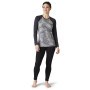 Dámske funkčné tričko Smartwool W Merino 250 Baselayer Pattern Crew Bxd