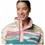 Dámska mikina Columbia Helvetia™ II Printed Cropped Half Snap