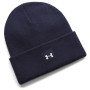 Zimná čiapka Under Armour Halftime Beanie tmavomodrá Midnight Navy / / White