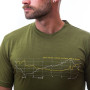 Pánske tričko Sensor Merino Wool Active PT Track (short sleeve)