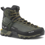 Pánske trekové topánky Salewa Mtn Trainer 3 Tech Mid Gtx M zelená Faded Green/Forest Night