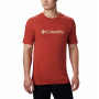 Tričko Columbia CSC Basic Logo Tee červená CarnelianRed
