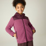 Detská mikina Regatta Myla Hybrid Jacket Fig/Violet