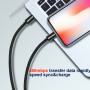 Nabíjací a dátový kábel Swissten Textile USB-C / Lightning 1,2 m