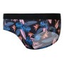 Dámske nohavičky Sensor Merino Impress modrá/čierna Blk/Floral