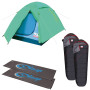 Set stanu Loap Sap 2 + 2x spacák Denali + 2x karimatka Tama