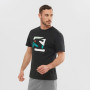 Pánske tričko Salomon Outlife Graphic Disrupted Logo Ss Tee M