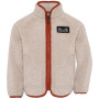 Detská mikina Didriksons Gibbs Kids Fullzip 2 Beach Beige/Rust béžová Beach Beige/Rust