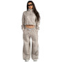 Dámska mikina Nebbia Half-Zip Leopard Sweatshirt Primal