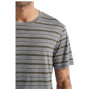 Pánske tričko Icebreaker Mens Wave SS Tee Stripe