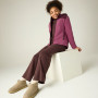 Detská mikina Regatta Myla Hybrid Jacket Fig/Violet