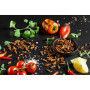Jedlé červy Sens Chrumkavé &amp; praženie cvrčky Chilli &amp; Limetka